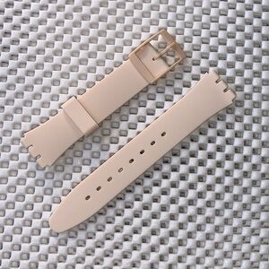 Cream Watch Band (Strap Only) - fits Swatch Gent model